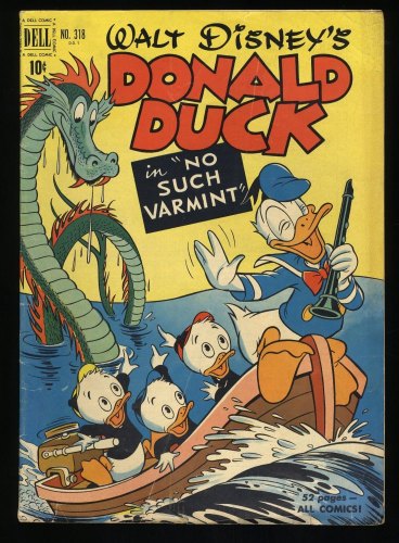 Cover Scan: Four Color #318 VG/FN 5.0 Donald Duck!!! - Item ID #370460