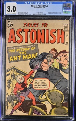 Cover Scan: Tales To Astonish #35 CGC GD/VG 3.0 Cream To Off White 1st Ant Man in Costume! - Item ID #372918
