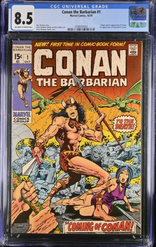 Cover Scan: Conan The Barbarian (1970) #1 CGC VF+ 8.5 1st Conan and King Kull! - Item ID #372959