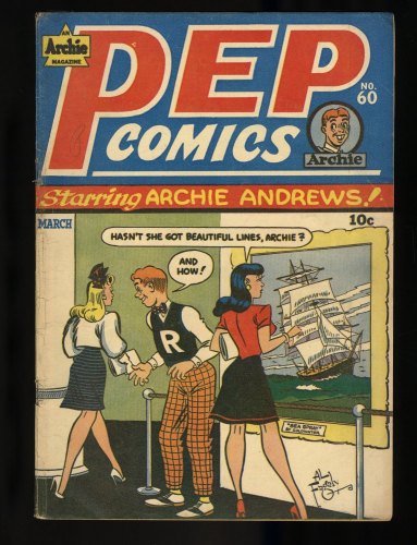 Cover Scan: Pep Comics #60 VG+ 4.5 Masquerade Monkeyshines! Al  Fagaly Art! - Item ID #373324