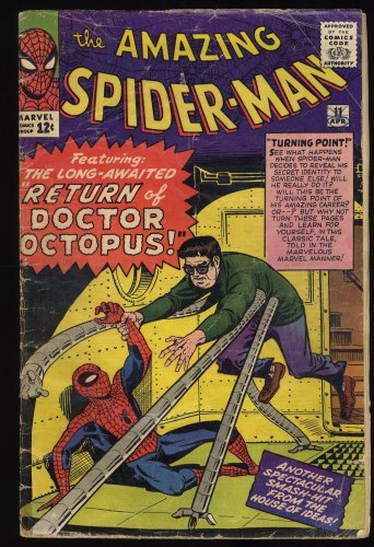 Cover Scan: Amazing Spider-Man #11 GD- 1.8 Doctor Octopus Appearance!! - Item ID #377844