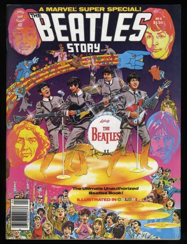 Cover Scan: Marvel Super Special #4 VF+ 8.5 Beatles Story! - Item ID #419327