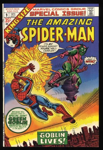 Cover Scan: Amazing Spider-Man Annual #9 VF 8.0 Green Goblin Cameo Gwen Stacy Mary Jane! - Item ID #425396