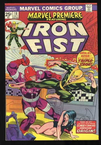 Cover Scan: Marvel Premiere #18 NM 9.4  Lair of Shattered Vengeance! Iron fist Origin! - Item ID #433391