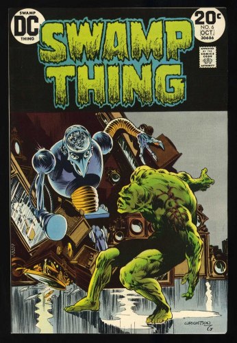 Cover Scan: Swamp Thing #6 NM+ 9.6 Classic Wrightson Cover Art! - Item ID #433410