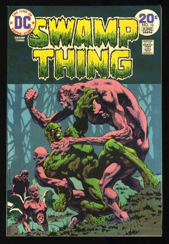 Cover Scan: Swamp Thing #10 NM 9.4 The Man Who Would Not Die! Berni Wrightson Cover! - Item ID #433414