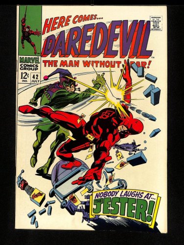 Cover Scan: Daredevil #42 VF/NM 9.0 1st Appearance Jester! - Item ID #434422