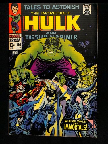 Cover Scan: Tales To Astonish #101 VF- 7.5 Sub-Mariner Hulk! Last Issue! - Item ID #434698