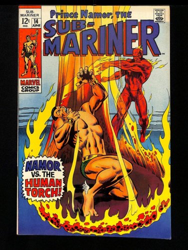 Cover Scan: Sub-Mariner #14 VF+ 8.5 Death of Toro! X-Men! Avengers! - Item ID #434700