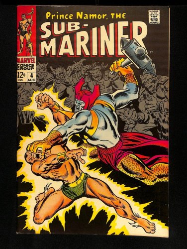 Cover Scan: Sub-Mariner #4 VF 8.0 1st Appearance Saru-San! - Item ID #434838
