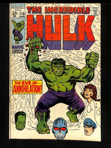 Cover Scan: Incredible Hulk #116 VF+ 8.5 Stan Lee Script! Herb Trimpe Cover - Item ID #434892