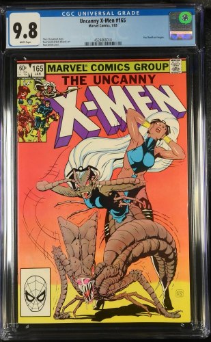 Cover Scan: Uncanny X-Men #165 CGC NM/M 9.8 White Pages - Item ID #435338