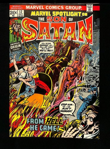Cover Scan: Marvel Spotlight #12 VF 8.0 1st Appearance Son of Satan!! - Item ID #436001