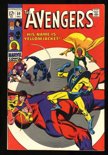 Cover Scan: Avengers #59 VF+ 8.5 1st Appearance YellowJacket! - Item ID #436015