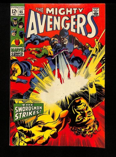 Cover Scan: Avengers #65 VF/NM 9.0 The Swordsman Strikes! - Item ID #436337