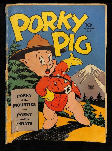 Cover Scan: Four Color #48 GD- 1.8 Porky Pig Appearance! - Item ID #436722