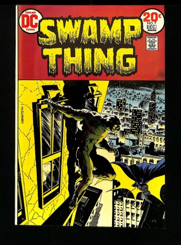 Cover Scan: Swamp Thing #7 VF- 7.5 First Meeting of Batman and Swamp Thing! - Item ID #437483