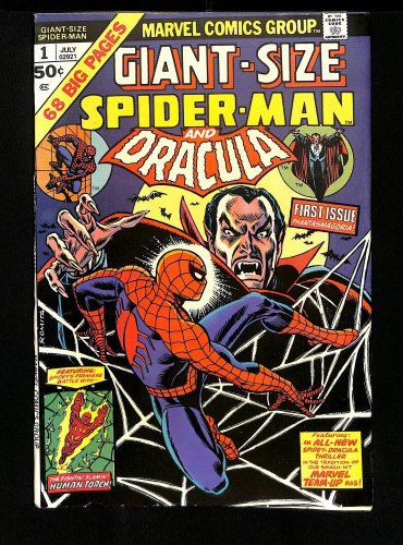 Cover Scan: Giant-Size Spider-Man #1 VF+ 8.5 Dracula Appearance! - Item ID #438430
