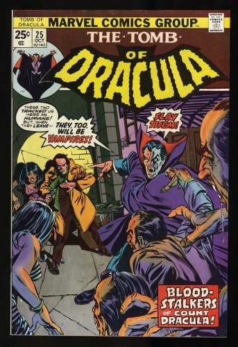 Cover Scan: Tomb Of Dracula #25 VF+ 8.5 1st App Hannibal King! - Item ID #438458