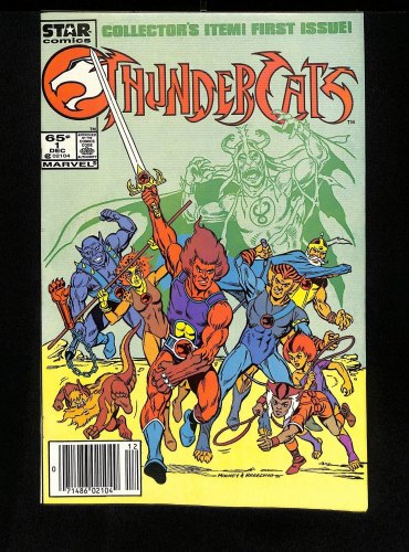 Cover Scan: Thundercats (1985) #1 VF+ 8.5 Newsstand Variant - Item ID #439678