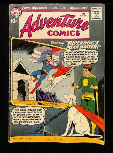 Cover Scan: Adventure Comics #269 VG- 3.5 1st Aqualad! Swan/Moldoff Cover! - Item ID #440802