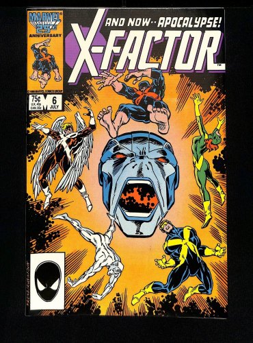 Cover Scan: X-Factor (1986) #6 NM 9.4 1st Appearance of Apocalypse! - Item ID #443611