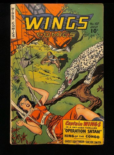 Cover Scan: Wings comics #107 VG+ 4.5 - Item ID #445489