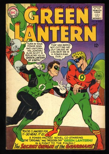 Cover Scan: Green Lantern #40 FN 6.0 Golden Age GL Crossover Origin of Guardians! - Item ID #446339