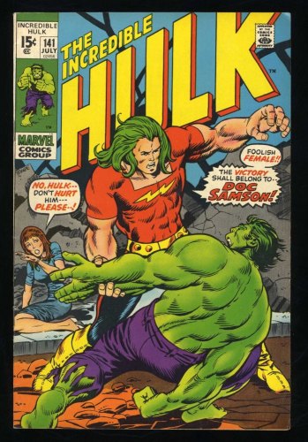 Cover Scan: Incredible Hulk (1962) #141 FN+ 6.5 1st Appearance Doc Samson!! - Item ID #449994