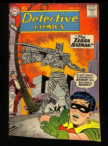 Cover Scan: Detective Comics #275 VG/FN 5.0 1st Appearance Zebra Batman! - Item ID #450395