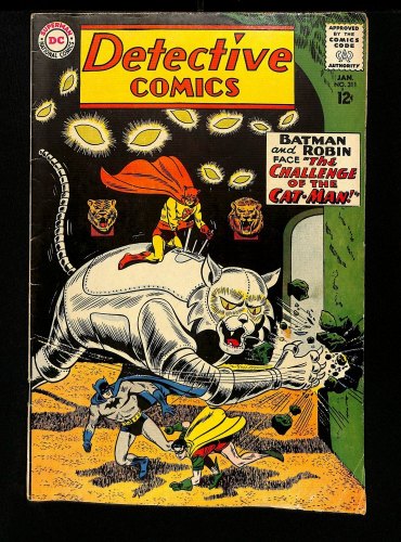 Cover Scan: Detective Comics #311 VG+ 4.5 1st Silver Age Catman! Dillin/Moldoff Cover! - Item ID #450398