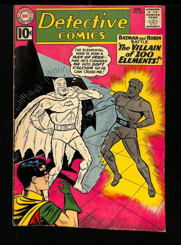 Cover Scan: Detective Comics #294 FN+ 6.5 Batman! Aquaman and Aqualad! - Item ID #452997