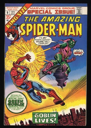 Cover Scan: Amazing Spider-Man Annual #9 NM- 9.2 Green Goblin Cameo Gwen Stacy Mary Jane! - Item ID #456483