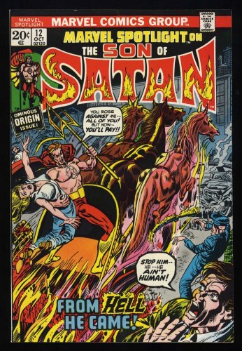 Cover Scan: Marvel Spotlight #12 NM- 9.2 1st Appearance Son of Satan!! - Item ID #456492