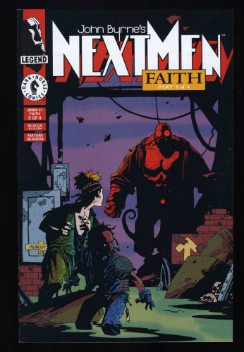 Cover Scan: John Byrne's Next Men #21 NM+ 9.6 1st Appearance Hellboy! - Item ID #456495