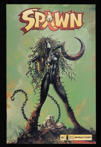 Cover Scan: Spawn #141 NM+ 9.6 1st She-Spawn Cover by Greg Capullo! - Item ID #456563