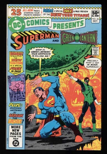Cover Scan: DC Comics Presents #26 VF/NM 9.0 1st Appearance New Teen Titans! - Item ID #456609