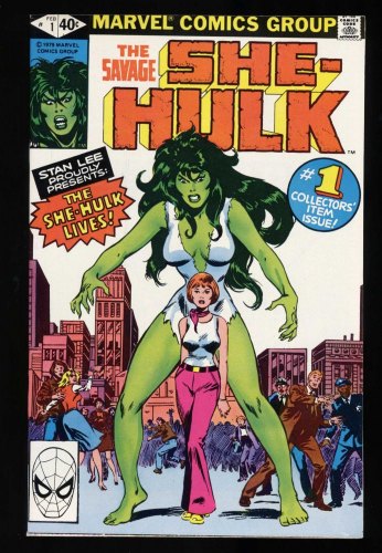 Cover Scan: Savage She-Hulk (1980) #1 NM- 9.2 Origin and 1st Appearance! - Item ID #456615