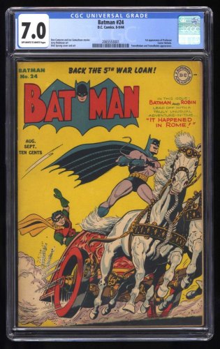 Cover Scan: Batman #24 CGC FN/VF 7.0 - Item ID #456624