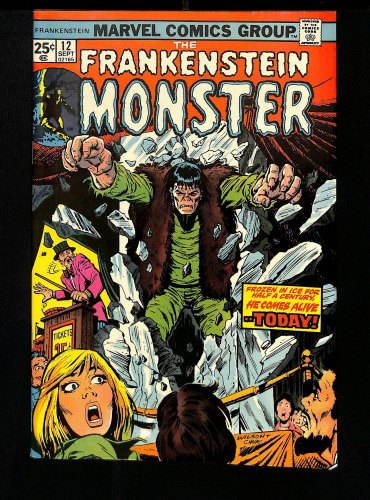 Cover Scan: Frankenstein #12 NM+ 9.6 Cold and Lasting Tomb! Ron Wilson Cover! - Item ID #457629