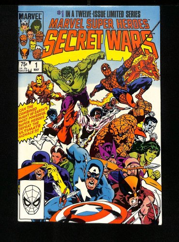 Cover Scan: Marvel Super-Heroes Secret Wars #1 NM+ 9.6 Mike Zeck Cover! War Begins! - Item ID #457636
