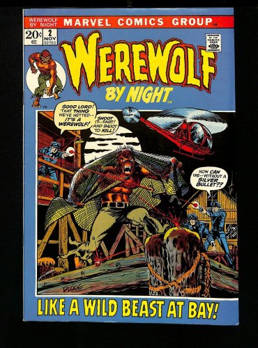 Cover Scan: Werewolf By Night #2 VF- 7.5 Mike Ploog Art! Origin Issue! - Item ID #457649