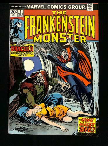 Cover Scan: Frankenstein #9 NM- 9.2 Dracula! - Item ID #457655