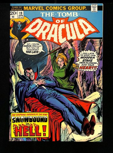 Cover Scan: Tomb Of Dracula #19 NM 9.4 - Item ID #457660