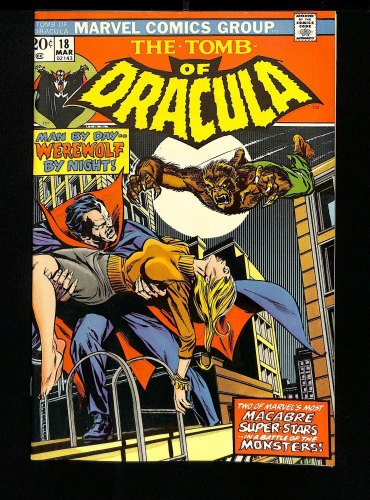 Cover Scan: Tomb Of Dracula #18 VF/NM 9.0 Werewolf by  Night Appearance! - Item ID #457661