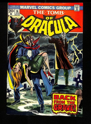 Cover Scan: Tomb Of Dracula #16 NM 9.4 - Item ID #457663
