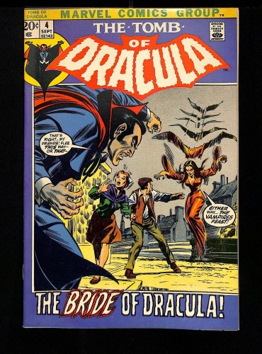 Cover Scan: Tomb Of Dracula #4 VF/NM 9.0 - Item ID #457670