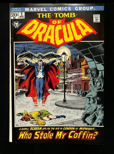 Cover Scan: Tomb Of Dracula #2 FN 6.0 Classic Gene Colan Cover! Fear Within! - Item ID #457671