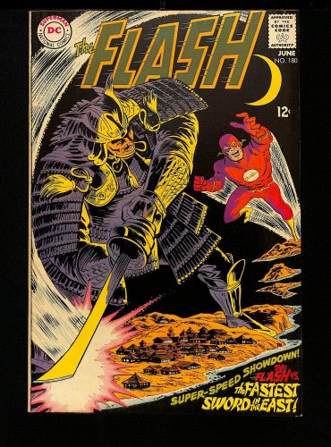 Cover Scan: Flash #180 VF+ 8.5 Samurai Cover! - Item ID #457713