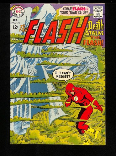 Cover Scan: Flash #176 VF/NM 9.0 Ad for Superman 204! Infantino/Anderson Cover - Item ID #457714